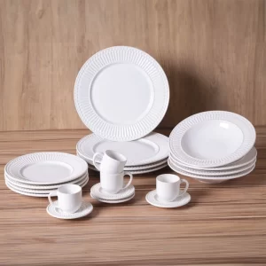 Jogo de aparelho de jantar branco